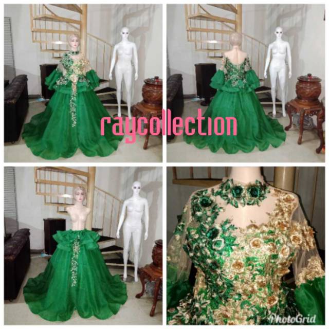 Gaun pengantin / gaun pengantin murah ( organza )