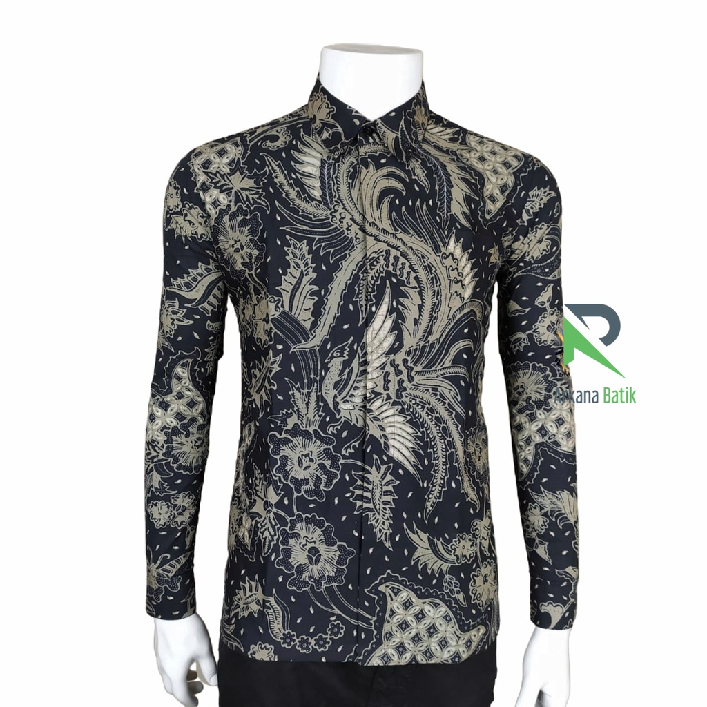 BATIK SLIMFIT Arkana Special DESIGN  Premium Kemeja Baju Pria Lengan Panjang Motif Elegan Slimfit