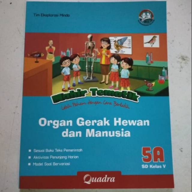 Buku mahir tematik k13 Quadra kelas 5A semester 1 edisi revisi terbaru