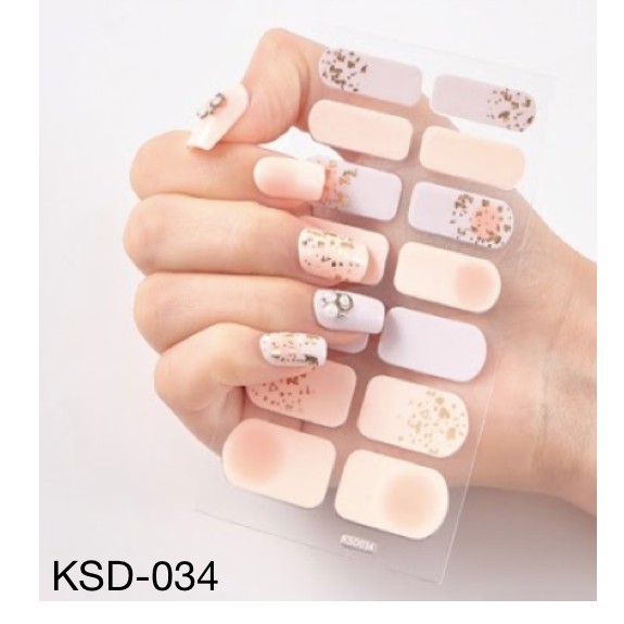 14Pcs/Stiker Kuku Murah / Nail Art Sticker / Nail Art Stiker / Nail Art &amp; Sticker KSD Series