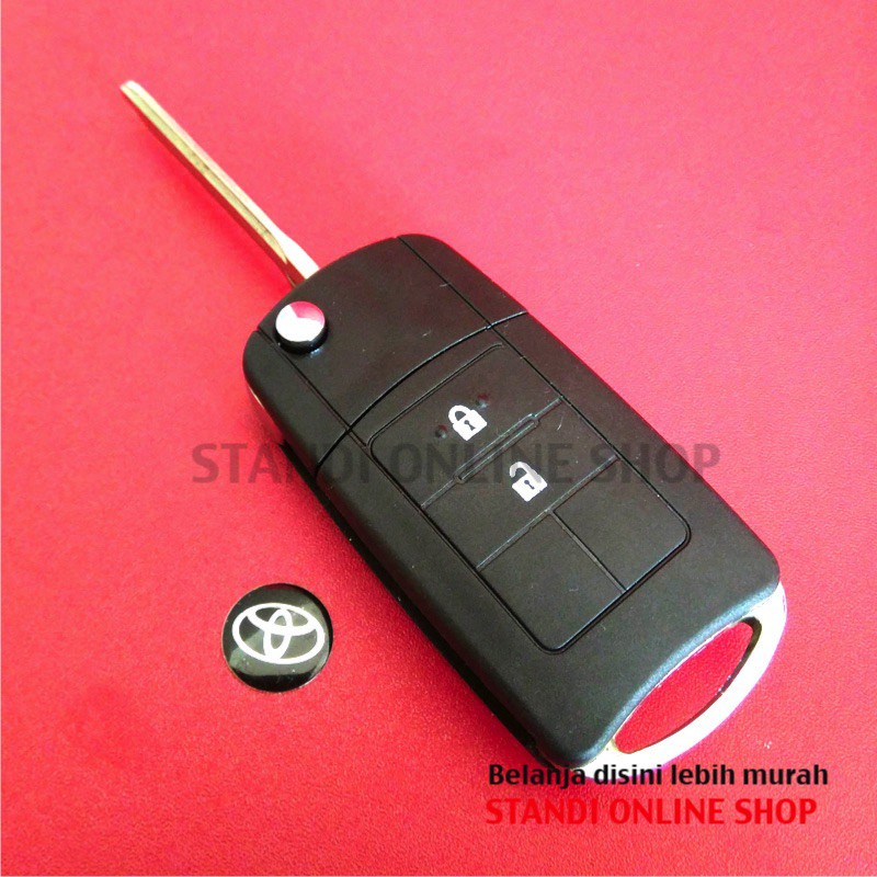 Casing Kunci Lipat FlipKey Rumah Kunci Toyota All New Yaris Sienta