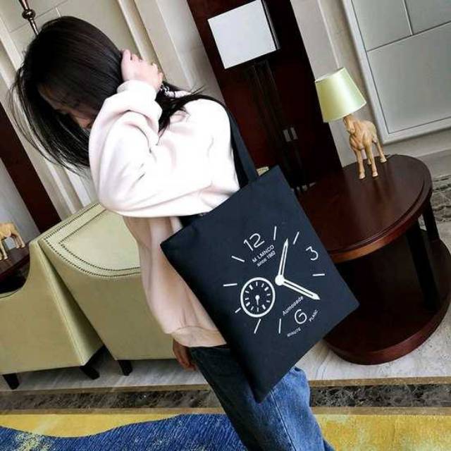 Tas Kain Kanvas Tenteng Motif Kanvas Bag Tas Kain Karakter