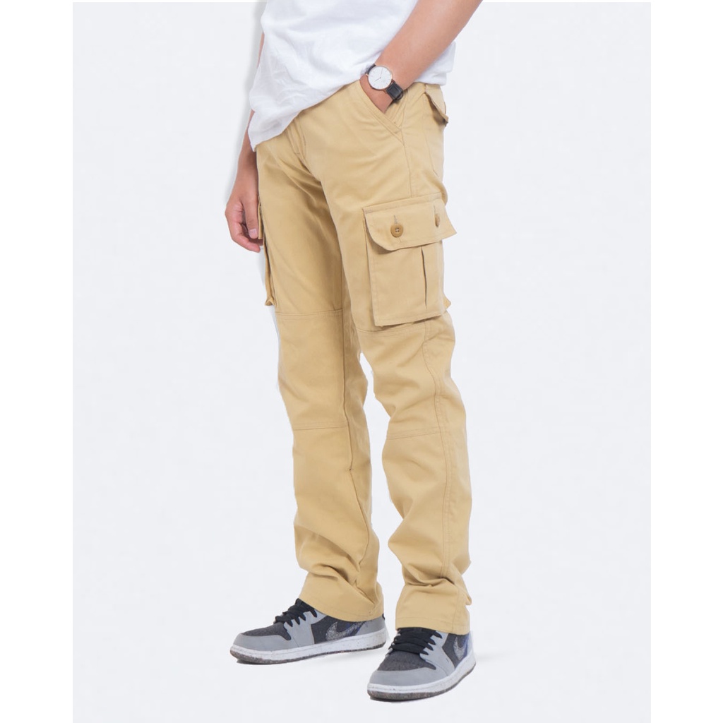 YORK LONG CARGO PANTS - KHAKI