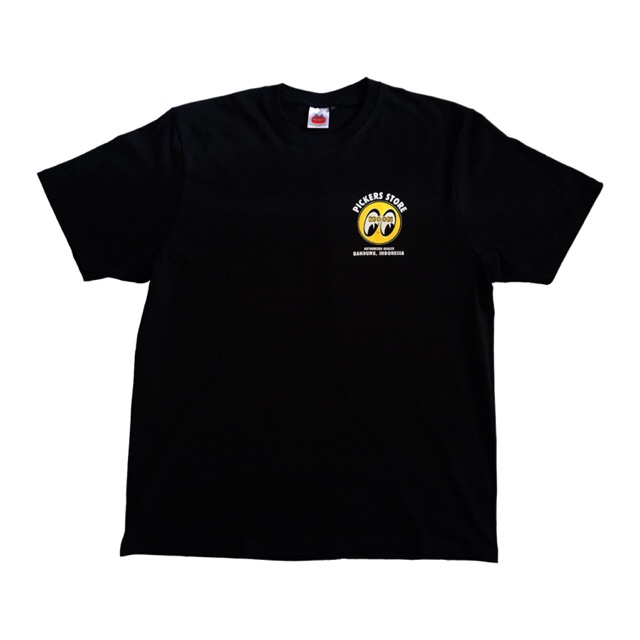 MOONEYES X PICKERS STORE T-SHIRT BLACK - PICKERS SERVICE