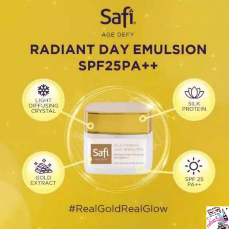 ☃️Cutezz_Ching1☃️ Safi Age Defy Radiant Day Emulsion SPF25PA++