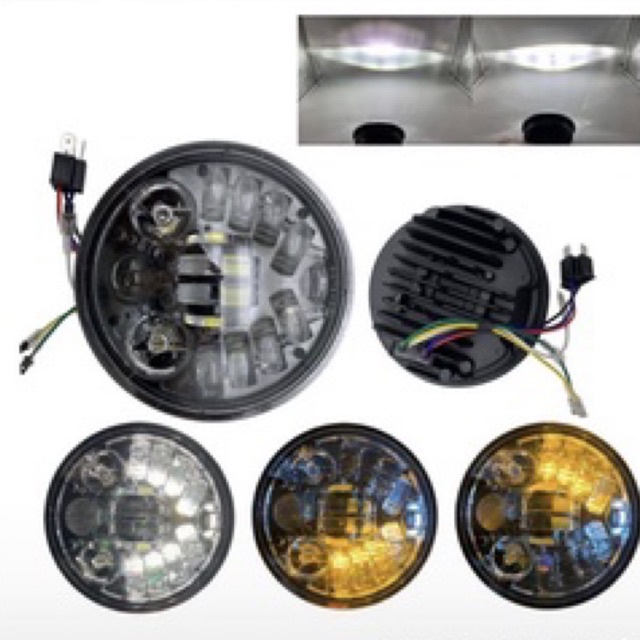 LAMPU DAYMAKER 16 LED HEADLAMP 5 ,75 INCH JAPSTYLE FUNGSI SENJA