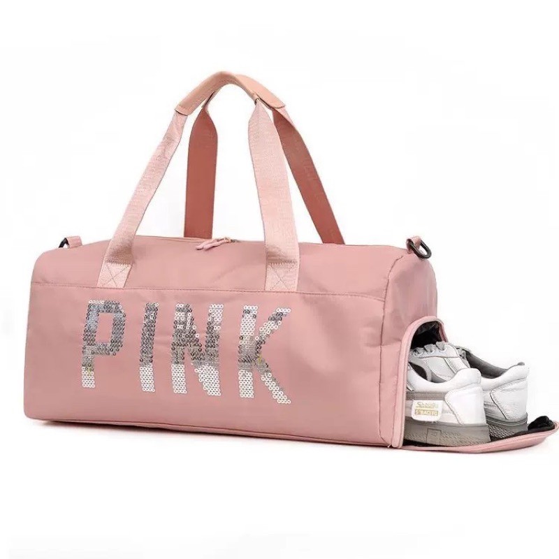 TAS GYM BLACKPINK TAS FITNES TRAVEL ANTI AIR Sport Gym Bag TAS OLAHRAGA Besar BIG KPOP JUMBO XL