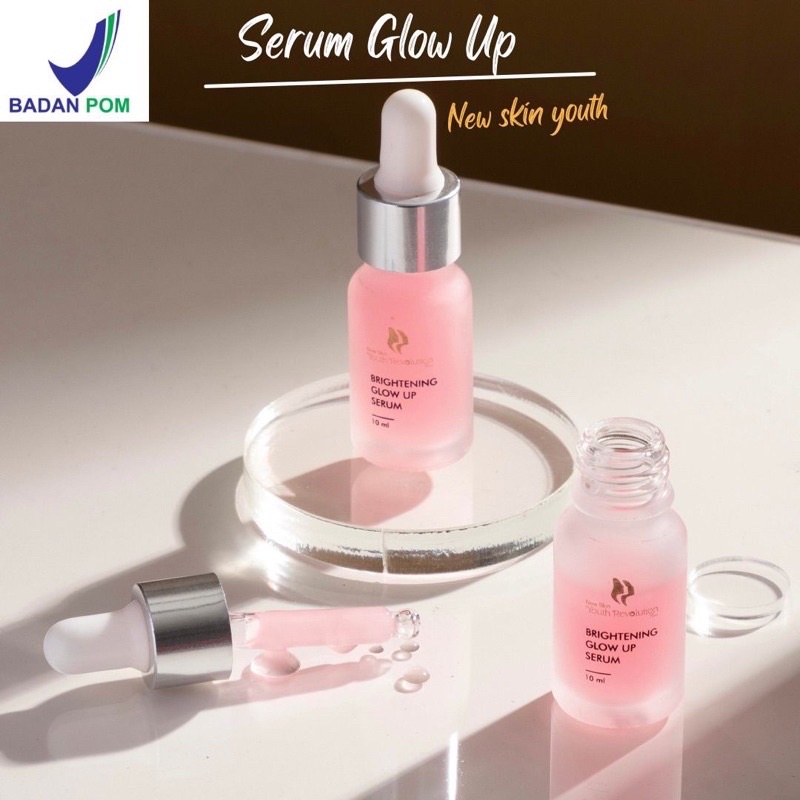 Brightening Glow Up Serum by Houseeofbeauty / Serum Pemutih Wajah Viral Tiktok Bikin Glowing