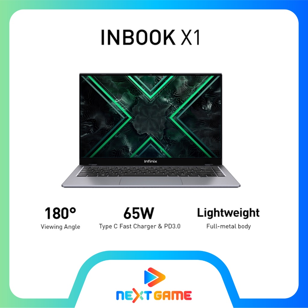 Infinix Laptop Inbook X1 Core i5 1035G1 8GB RAM - SSD 512GB - WIN 10