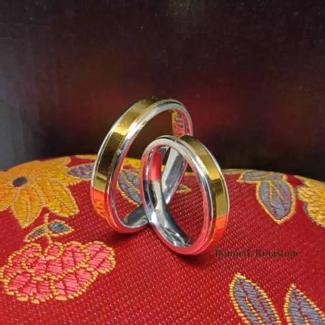 Cincin couple / cincin ukir nama / cincin lapis emas