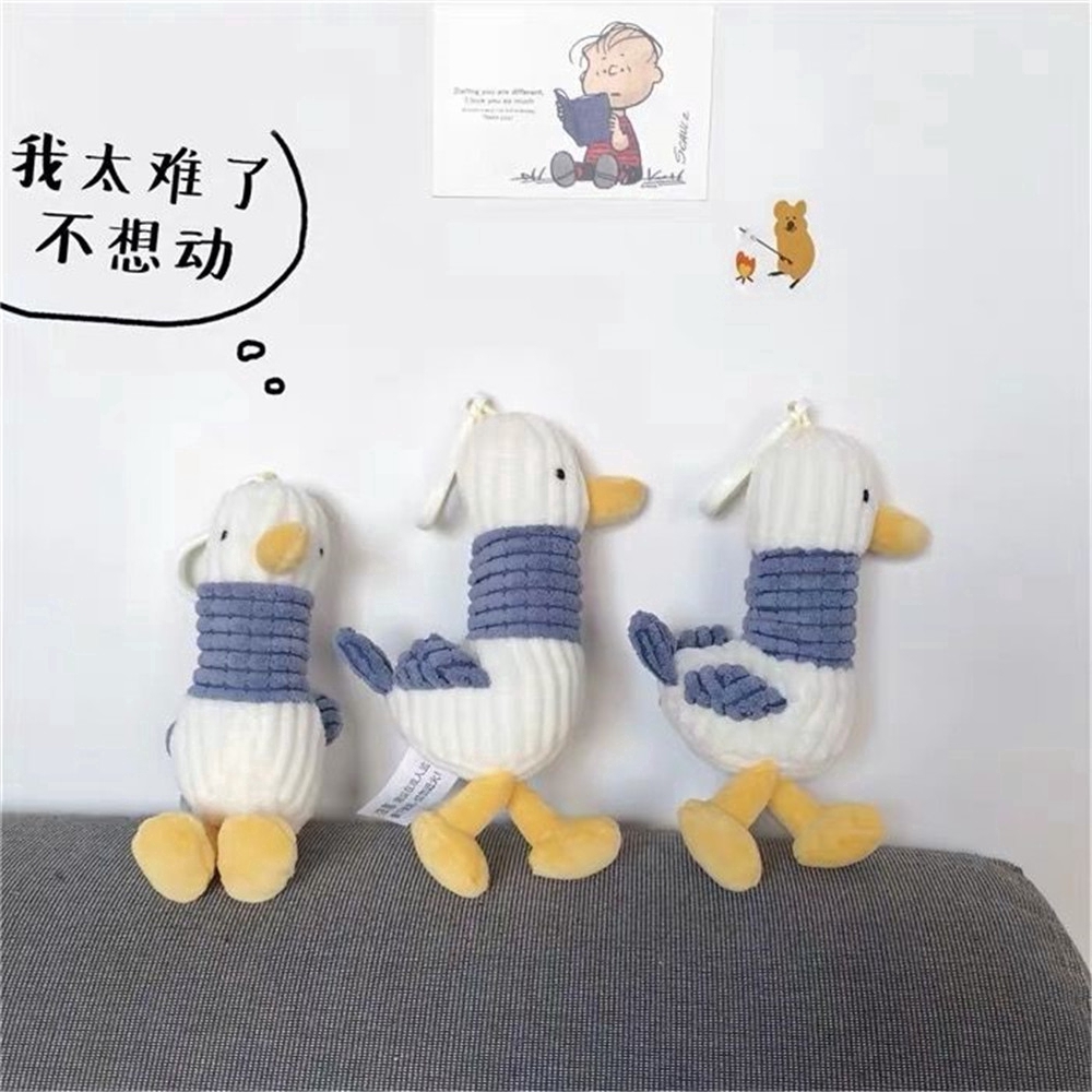 Stuffed Cartoon Duck Key chain Plush Toys Dolls