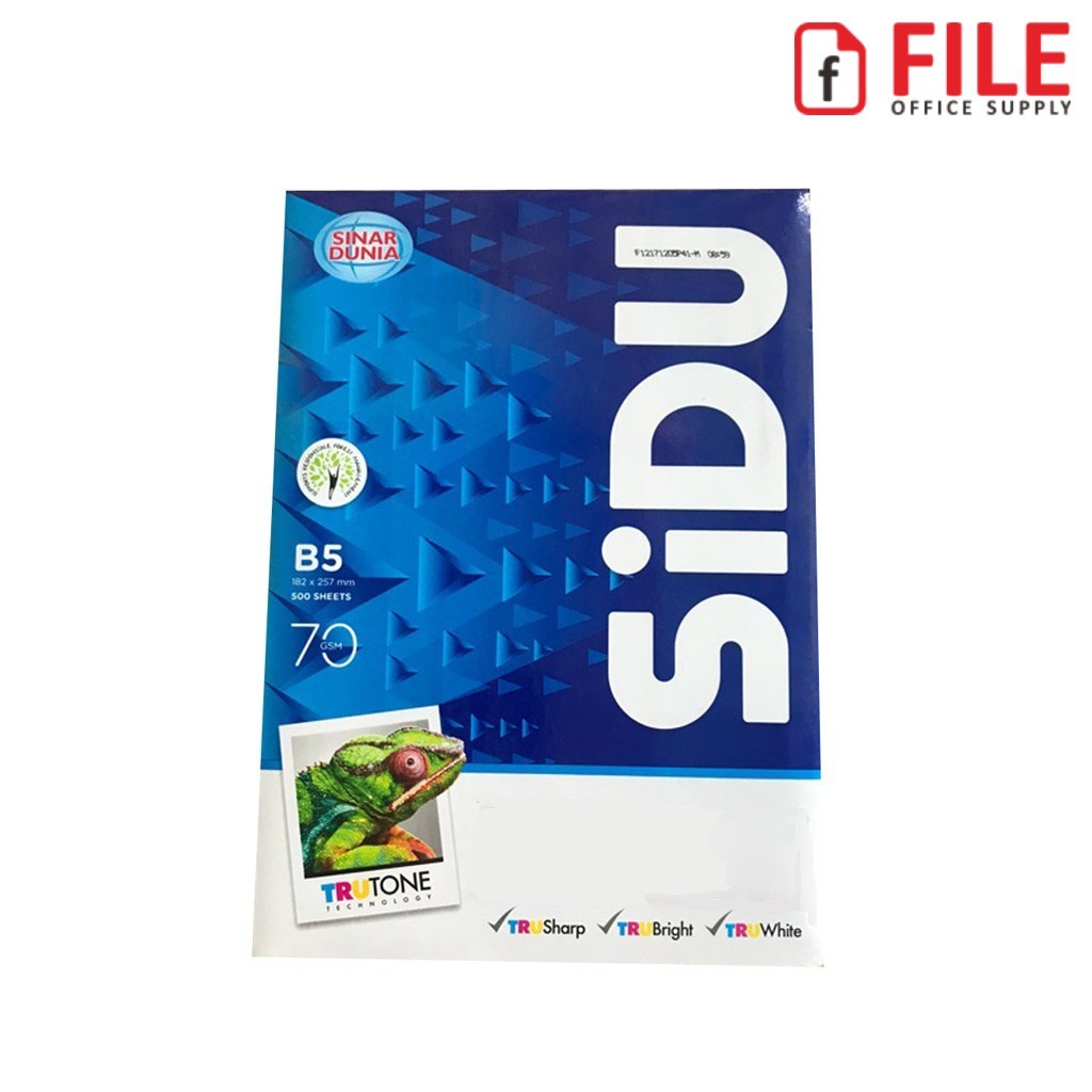 

Kertas HVS B5 70gr Sinar Dunia / SIDU