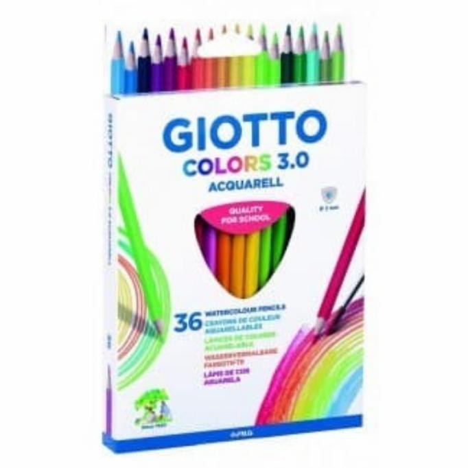 

(PERALATAN MENGGAMBAR) PENSIL WARNA GIOTTO COLORS 3.0 SET 36 WARNA QUALITY FOR SCHOOL COD