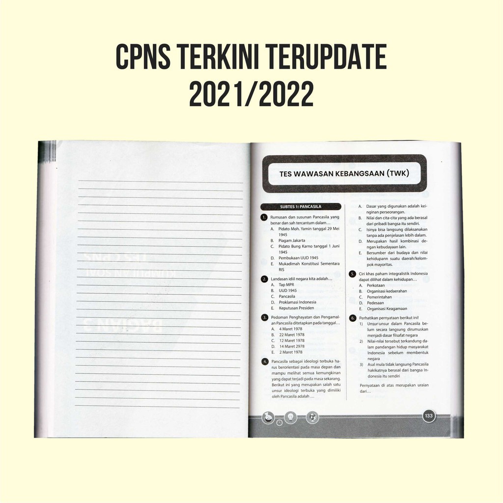 Baru Buku CPNS 2021 Buku Tes CPNS 2021 Tenaga Medis Tenaga Pendidik Umum Psikotes TNI Polri TPA