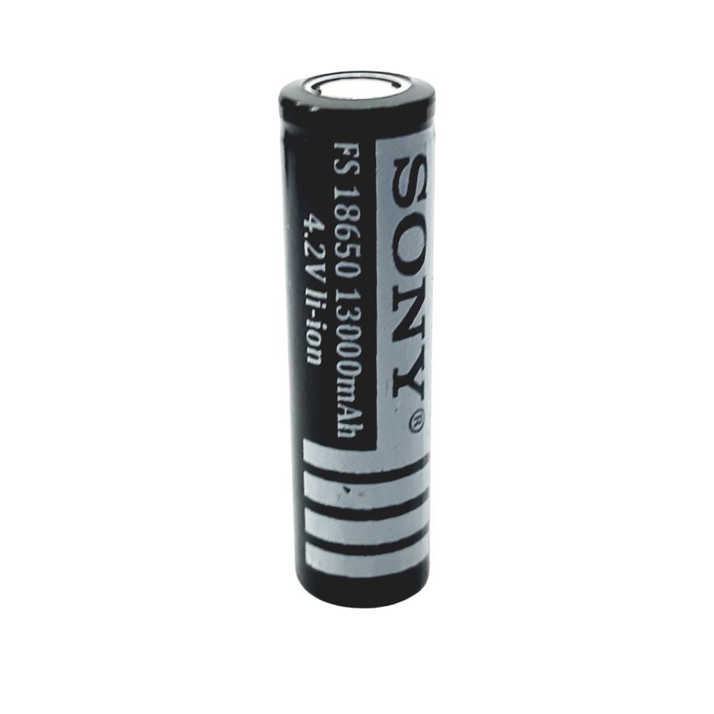 Baterai 18650 Charger Li-ION 4,2V - 13000mAh Warna Hitam 1 Buah