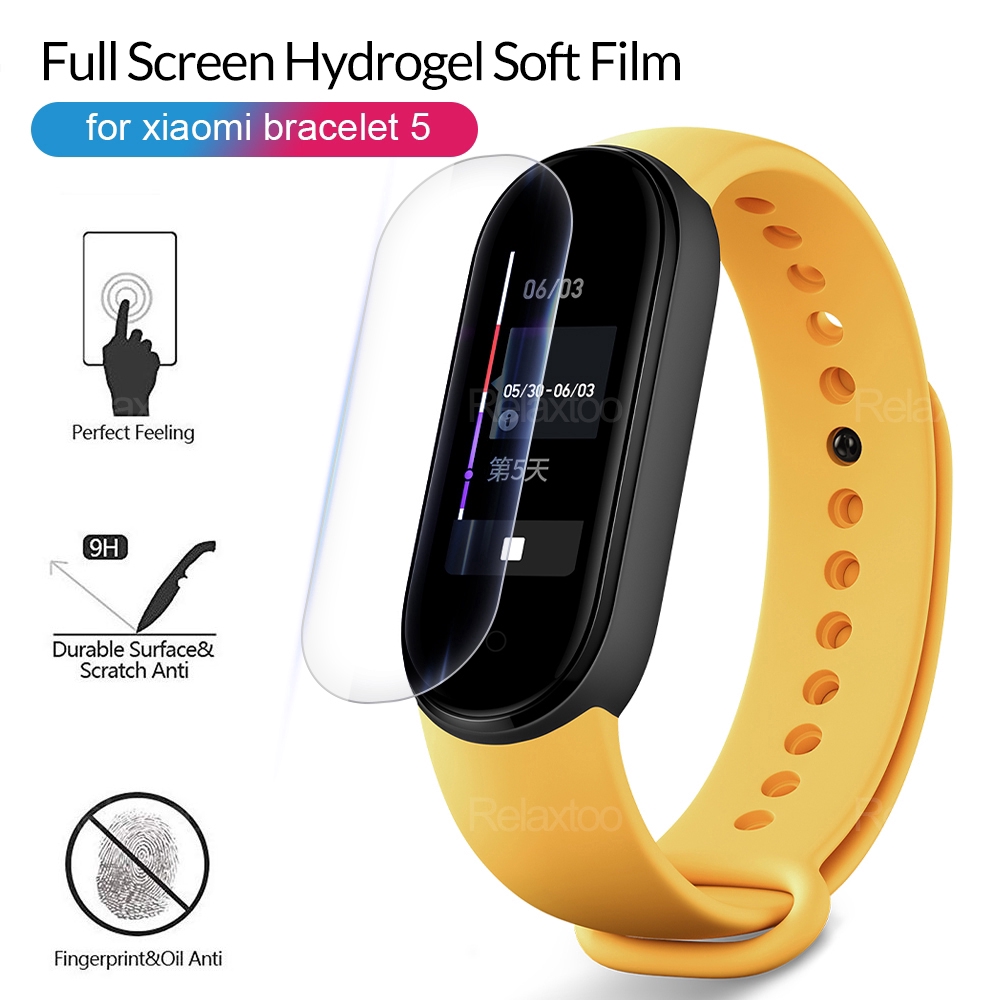 Xiaomi Mi Band 5 Screen Protector Soft TPU Ultra Clear Screen Hydrogel Film