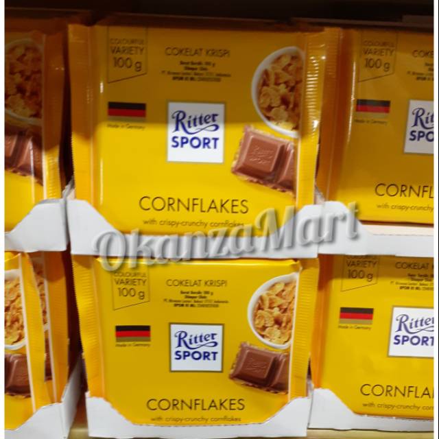 

Ritter Sport Cokelat Krispi Cornflakes 100gr