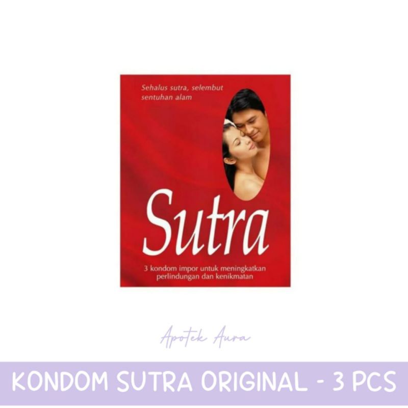 Kondom Sutra Merah Original - 3's, 12's, 24's
