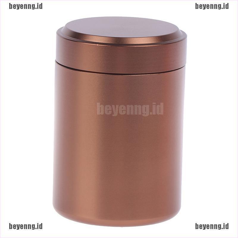 Bey 1pc Toples Penyimpanan Daun Teh Herbal Kedap Udara Bahan Aluminum