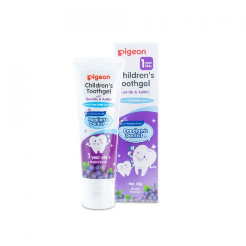 Pigeon Children's Toothgel With Fluoride &amp;  Xylitol