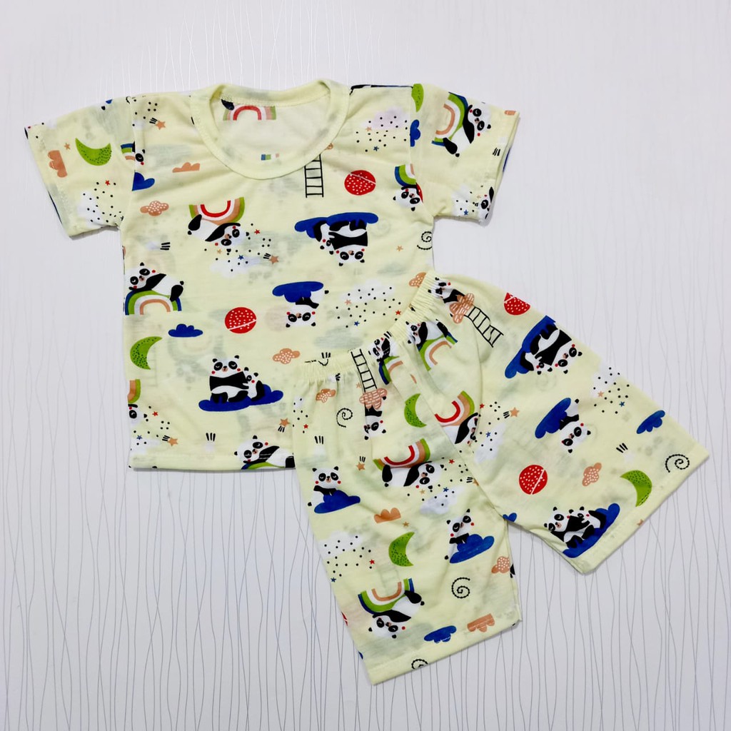 setelan pendek anak laki laki cyand clothing pakaian bayi celana pendek baju oblong anak baby