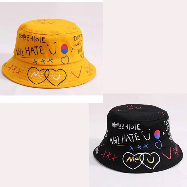 TOPI BUCKET KOREA SABLON TOPI BUCKET