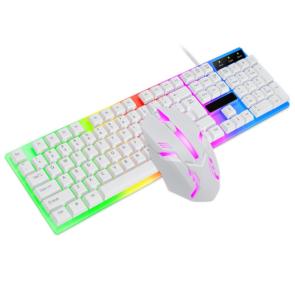 【COD】Jovitech Keyboard Dan Mouse LED Keyboard PC Komputer LDKAI 832 Gaming Dengan Kabel - G14