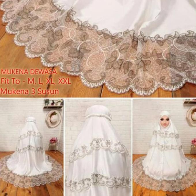 Micci Fashion Mukenah Dewasa - Putih - Best Seller
