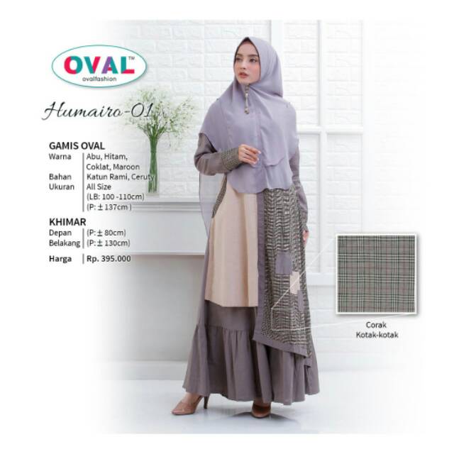 Gamis Syari OVAL Humaira
