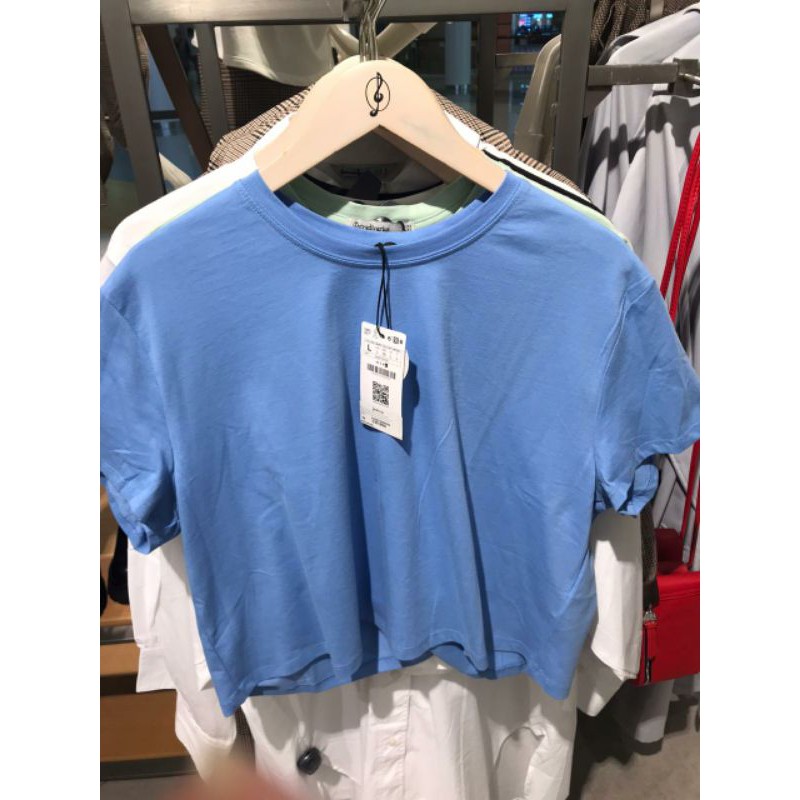 [ JASTIP ] Kaos CropTop Stradivarius