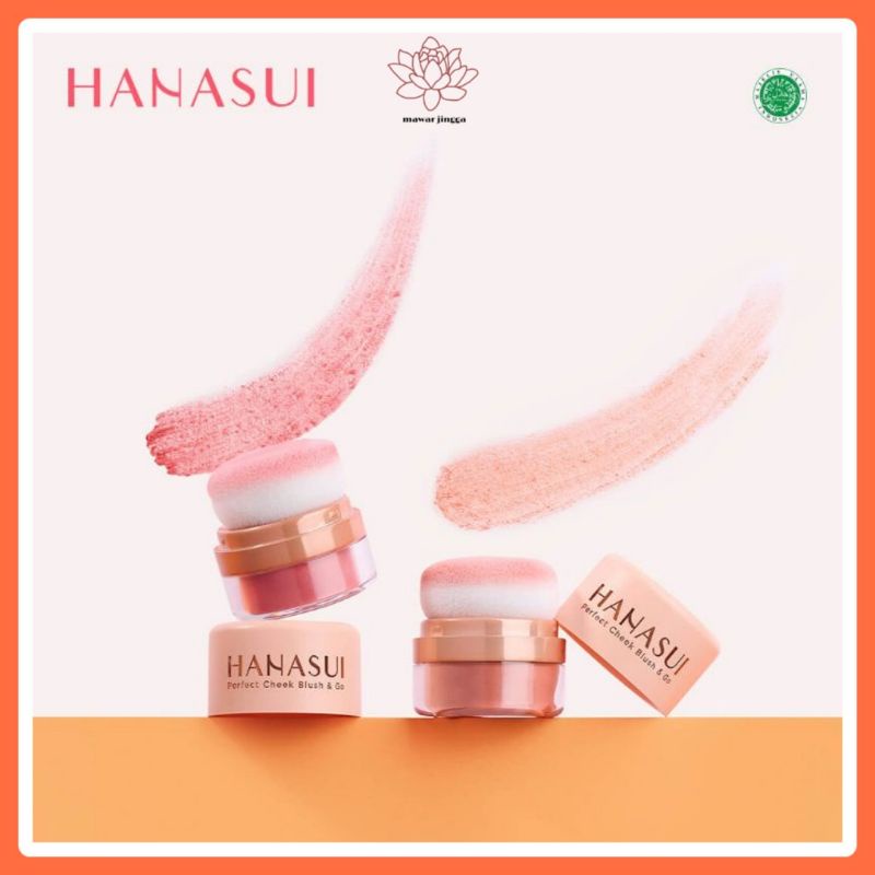 HANASUI PERFECT CHEEK BLUSH &amp; GO / HANASUI BLUSH ON / BLUSHON