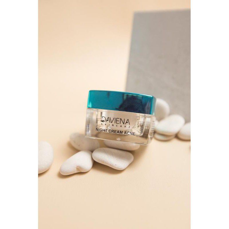 DAVINA SKINCARE NIGHT CREAM PELICIN ACNE | NIGHT CREAM  ACNE SERIES (
