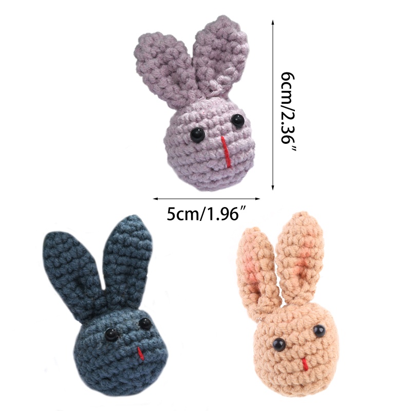 Mary Tali Empeng / Dot Rajut Crochet Handmade DIY Aksen Kelinci Untuk Bayi