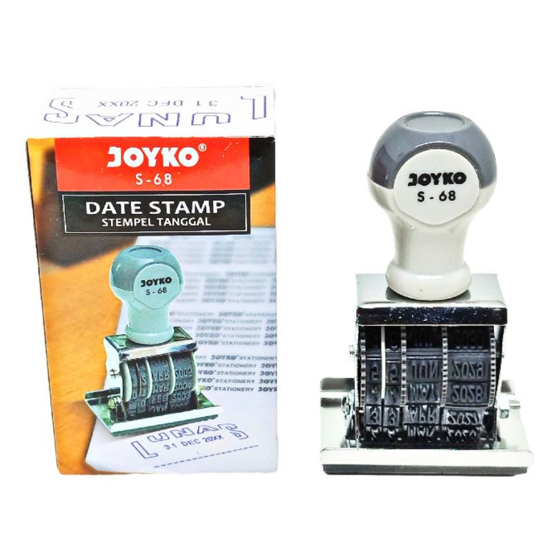 Jual Stempel LUNAS Tanggal Tahun Bulan JOYKO S68 Cap Date Stamp