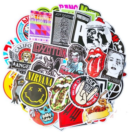 Sticker Bomb Music Punk Kuso 032