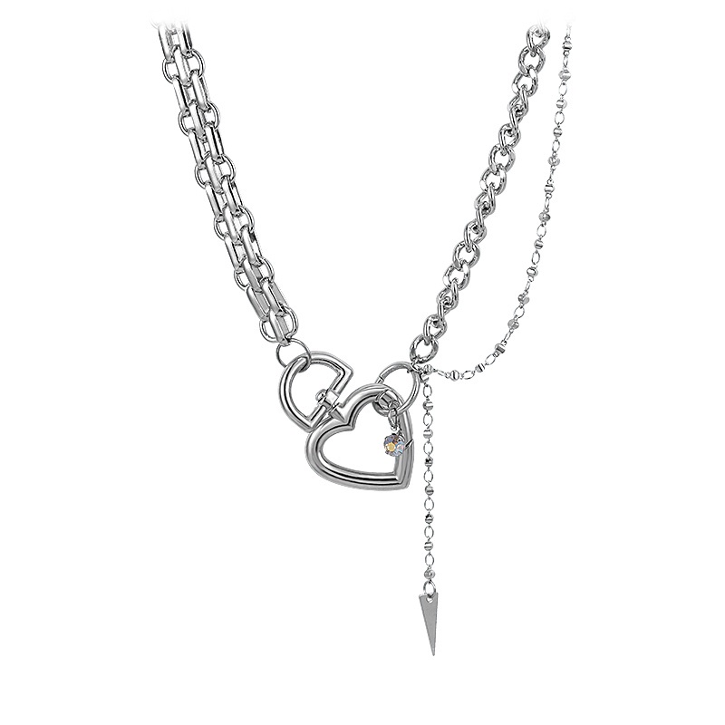 Chain Love Necklace Accessories Personality Street Jumping Di