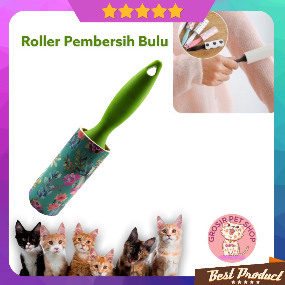 Roller bulu /  Roller pembersih bulu kucing yang menempel pada baju