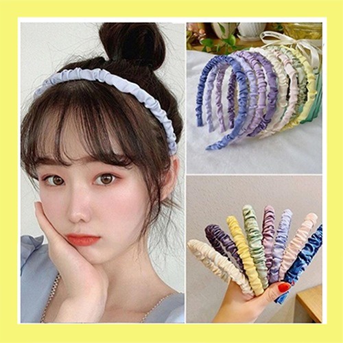 Bando Scrunchie Model Korea Premium Bando Korea Colorfull Headband Harga 1Pcs