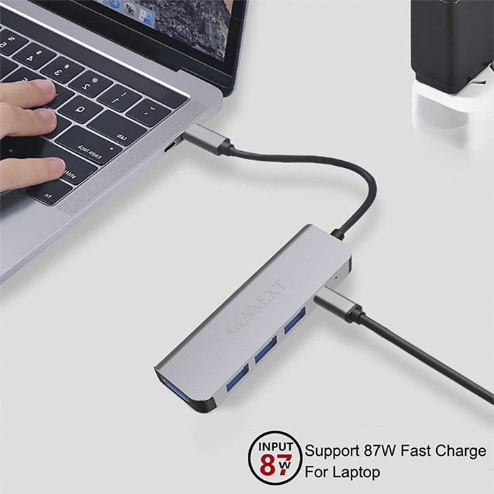 FA GENNEXT HUB 5in1 Adapter Type C USB 3.0 Macbook Multi Port Laptop