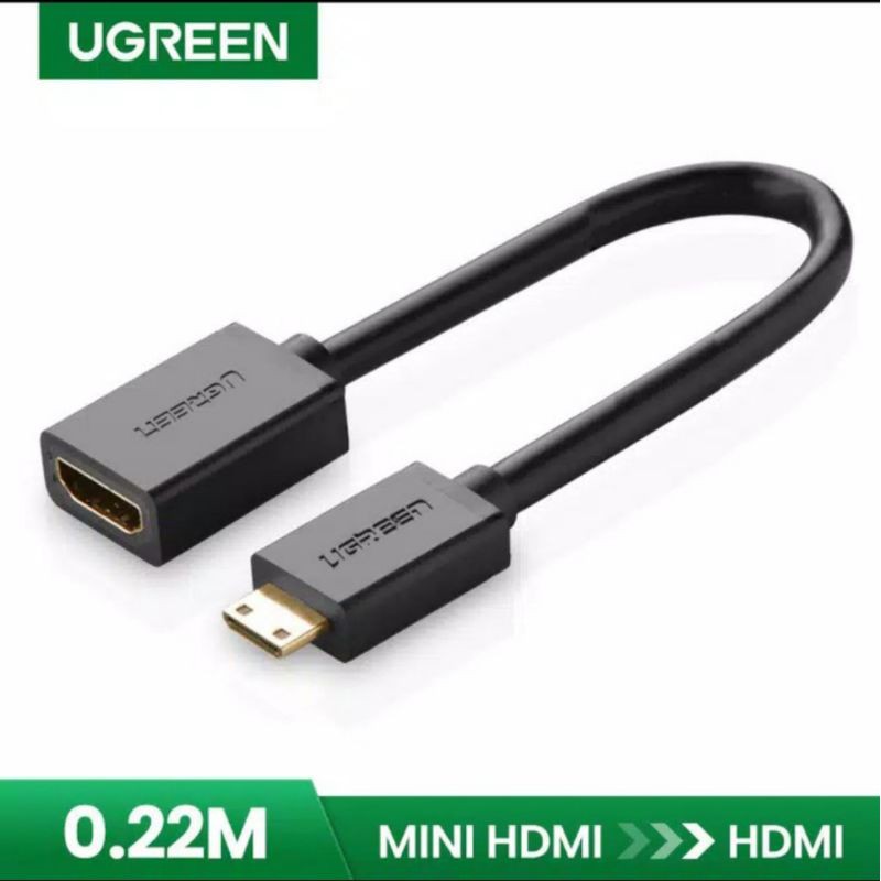 Ugreen Mini Hdmi to Hdmi Female 1080p Ugreen Adapter Mini Hdmi 22cm