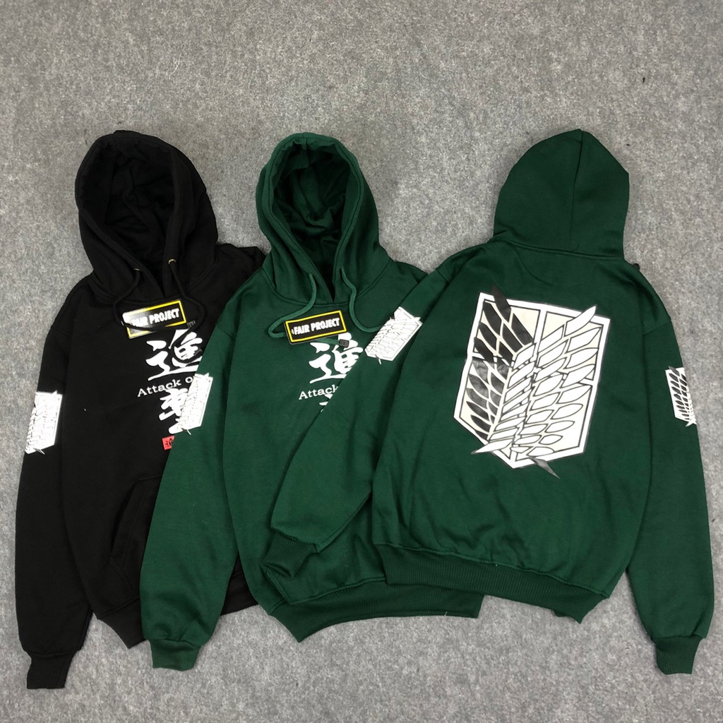 Sweater Hoodie Anime Attack On TiTan SNK Untuk Anak 7-12 Tahun / Jaket Attack On Titan / Sweater Anime Jepang / Hoodie Terbaru 2021