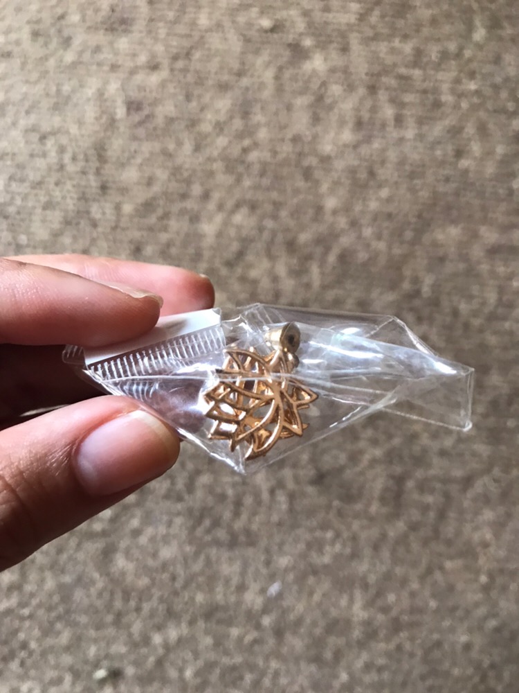 Anting Bunga Teratai Tanaman Bunga Perempuan Berongga Sederhana Dan Bergaya