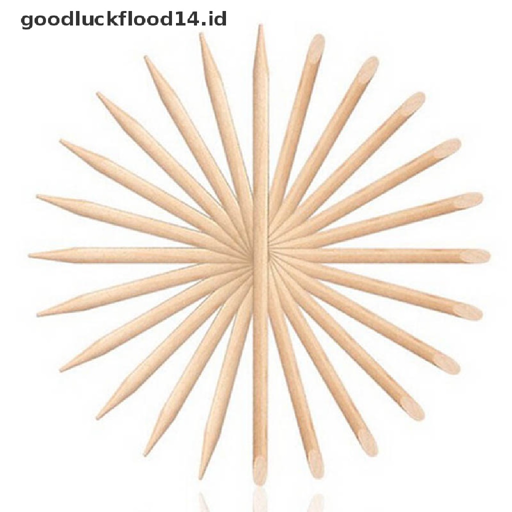 [OOID] 10pcs nail wood stick sticks cuticle pusher remover manicure pedicure care ID