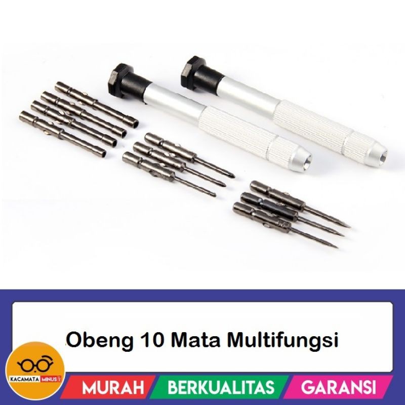 OBENG SET KACAMATA 10 MATA