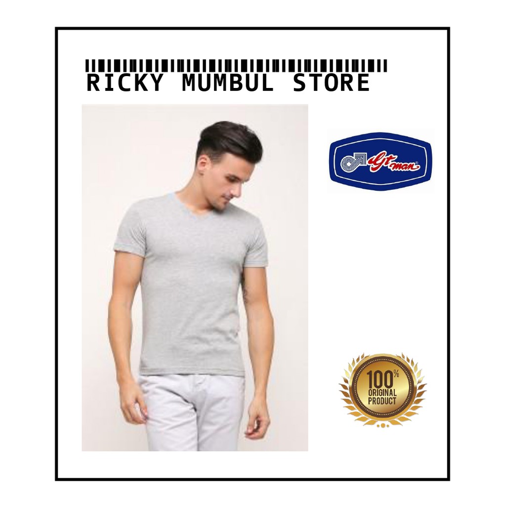 Kaos V-Neck GT-Man - TVSM ( WARNA RANDOM )