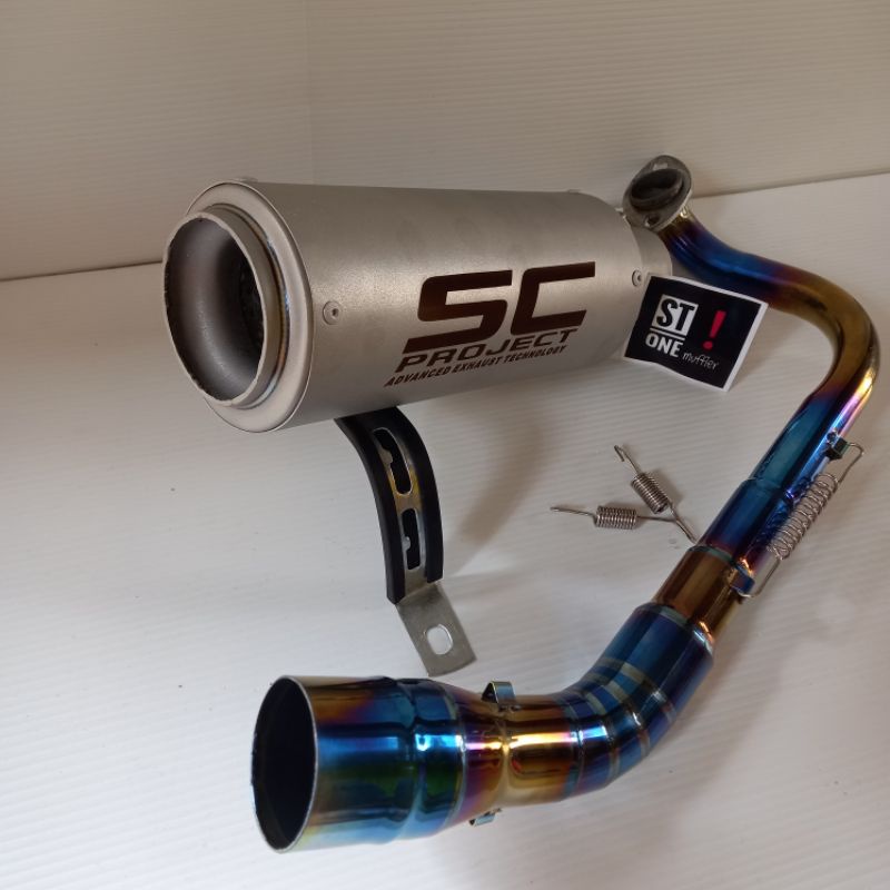 knalpot sc project sandblast all matic