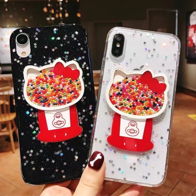 Hello Kitty Glitter Case iPhone Oppo Vivo Xiaomi Samsung note 20 10 s20 ultra m51 a31 a71 a51 a21s