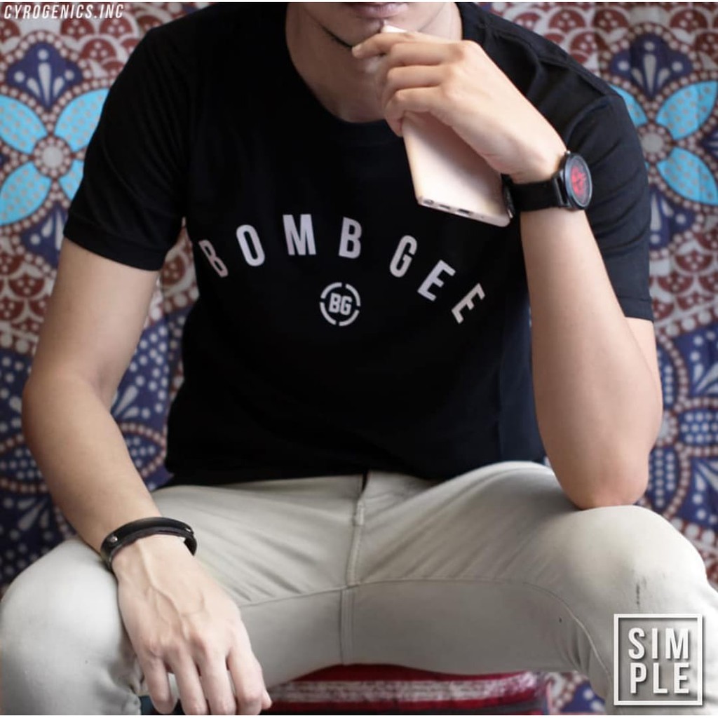 T-SHIRT BAJU KAOS DISTRO SURFING BOMBBOOGIE BG COMBED 30S