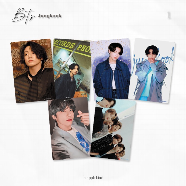 Photo Card Jungkook BTS. PC Kookie BTS murah meriah. K-merch by In.applekind