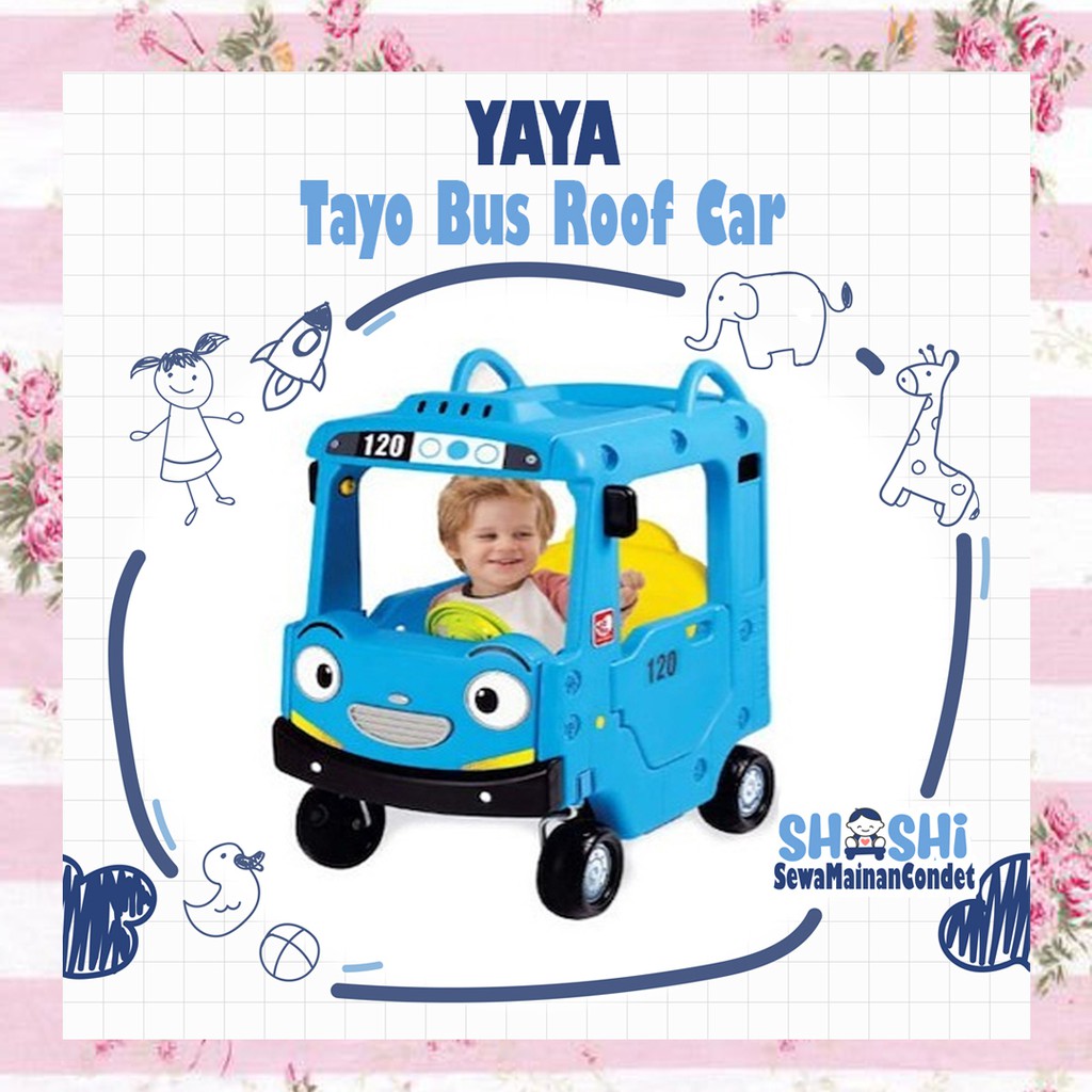 Sewa  Yaya Tayo Bus Roof Car